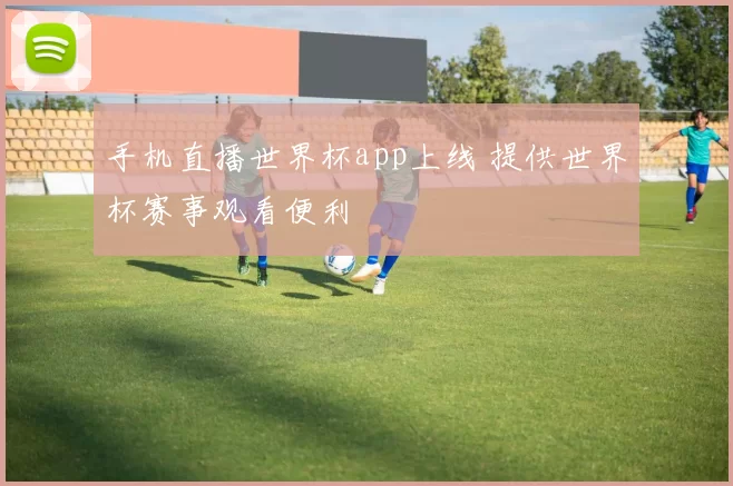 手机直播世界杯app上线 提供世界杯赛事观看便利
