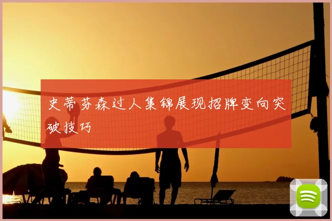 史蒂芬森过人集锦展现招牌变向突破技巧