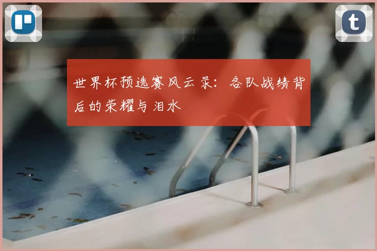 世界杯预选赛风云录:各队战绩背后的荣耀与泪水