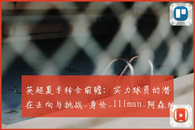 英超夏季转会前瞻:实力球员的潜在去向与挑战_身价_Iliman_阿森纳